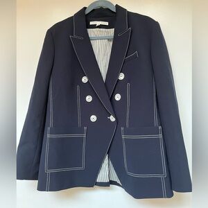 Veronica Beard navy blazer. Size 14.
